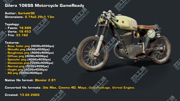 images/goods_img/20210312/3D Gilera 160SS Motorcycle Gameready model/3.jpg